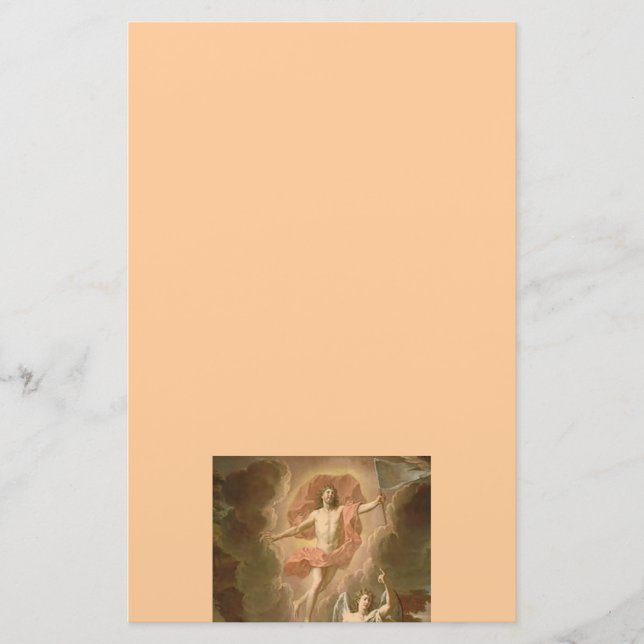 Resurrection Of Christ Stationery (Front)
