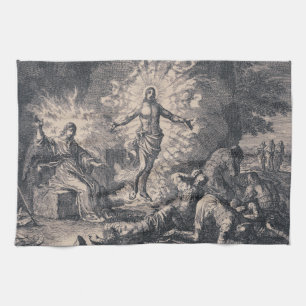 Resurrection of Jesus Christ by Jan Luyken Tea Towel