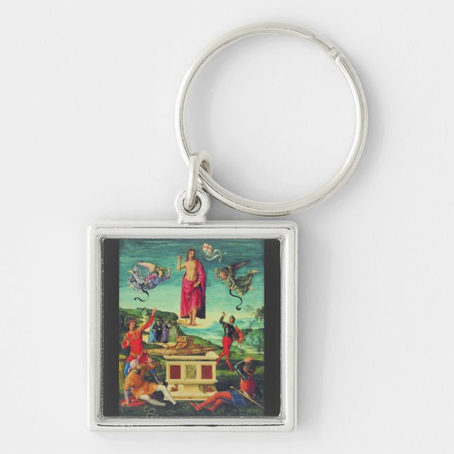 Resurrection of Jesus Christ by Raphael Key Ring (Front)