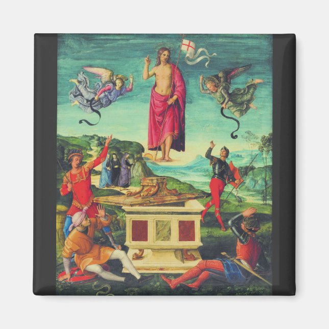 Resurrection of Jesus Christ by Raphael Magnet (Front)