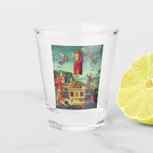 Resurrection of Jesus Christ by Raphael Shot Glass