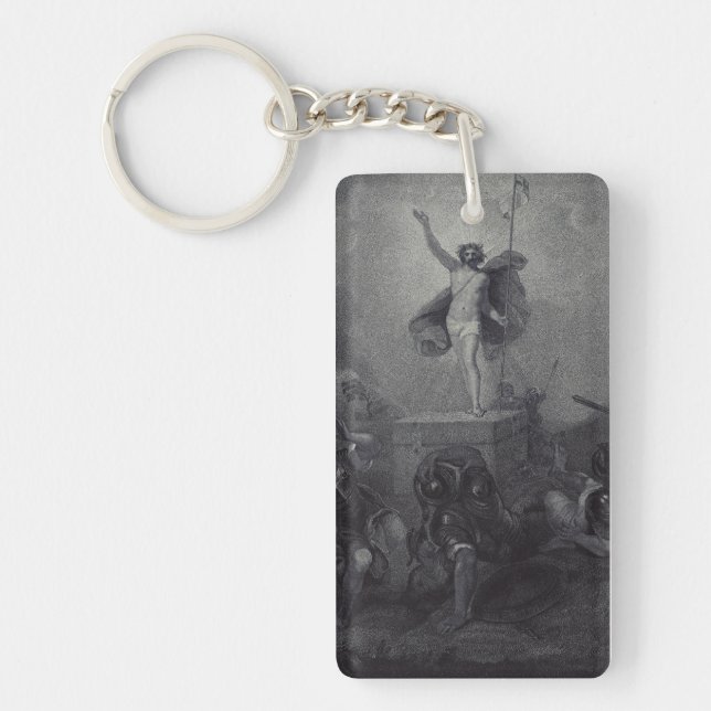 Resurrection of Jesus Christ Key Ring (Front)