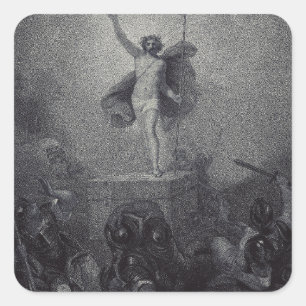 Resurrection of Jesus Christ Square Sticker