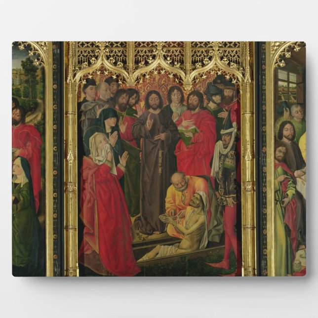 Resurrection of Lazarus Triptych; The Raising of L Plaque (Front)