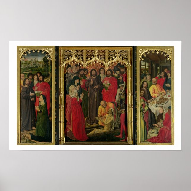 Resurrection of Lazarus Triptych; The Raising of L Poster (Front)
