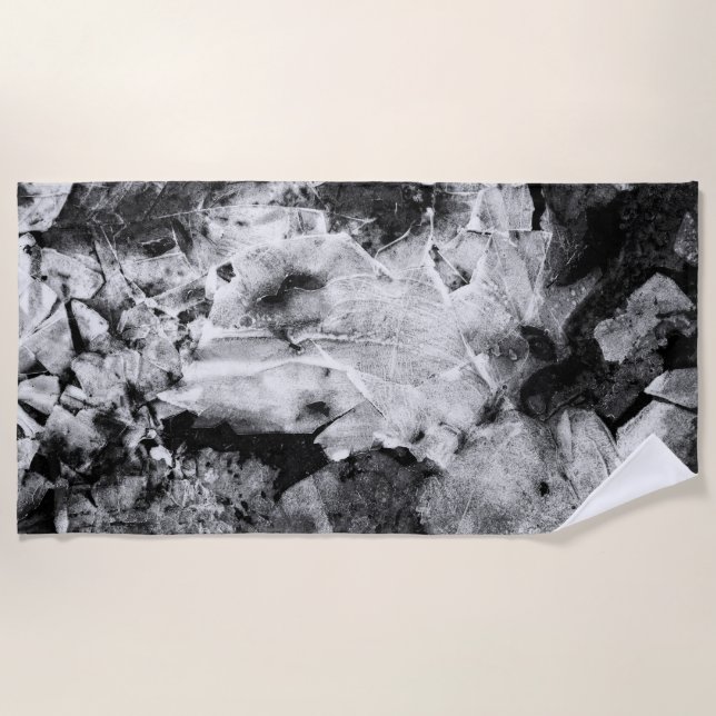 resurrection of the frozen knight beach towel (Front)
