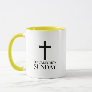 Resurrection Sunday Cross Christian Easter Mug