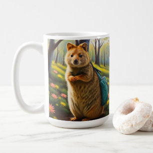Retail Adventures: Mama Quokka Goes Shopping Coffee Mug