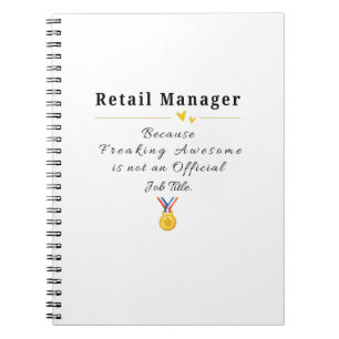 Retail Manager Notebook