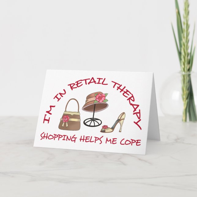 Retail Therapy Card (Front)