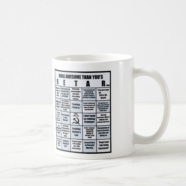 RETAR-doh/FFS Mug - Customised (Right)
