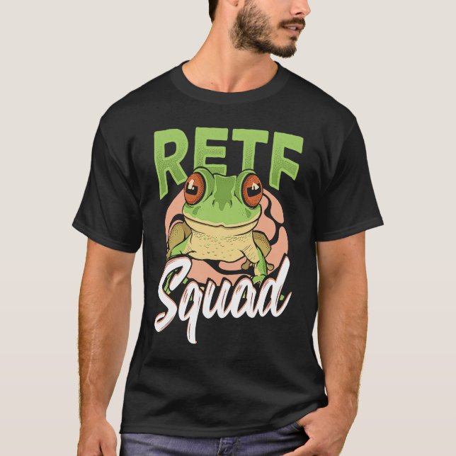 RETF Squad Red Eyed Tree Frog T-Shirt (Front)