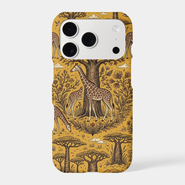 Reticulated Giraffe iPhone 17 Pro Case (Back)