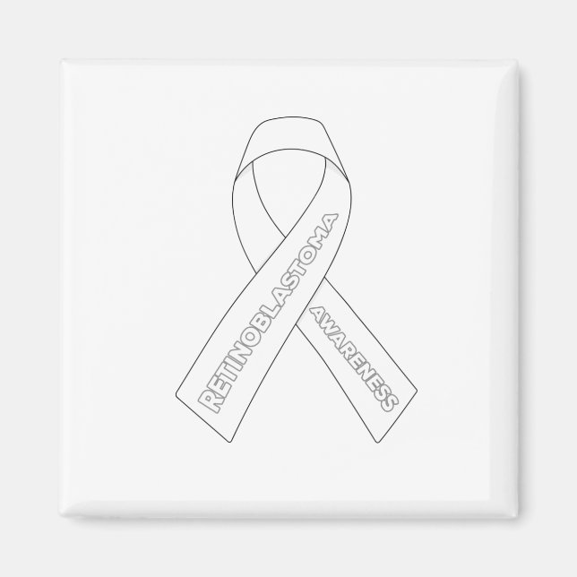 Retinoblastoma  Awareness Ribbon Magnet (Front)