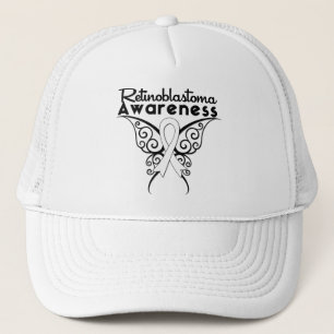 Retinoblastoma Awareness Tribal Butterfly Trucker Hat