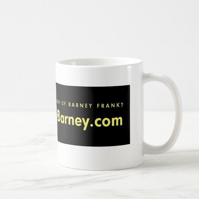 Retire Barney Coffee Mug (Right)