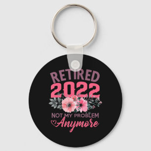 Retired 2022 Retirement Gifts for Women 2022 Cute Key Ring