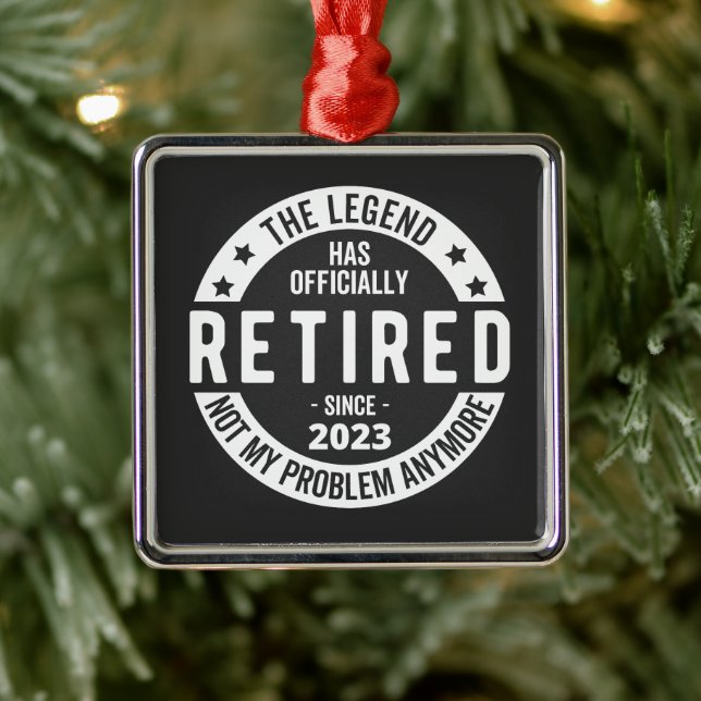retired 2023 metal ornament (Tree)