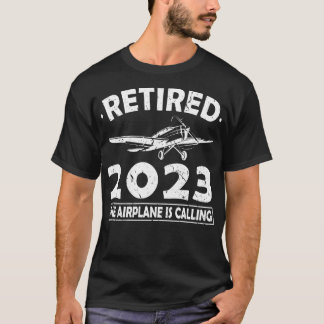 Retired 2023 The RC Plane Is Calling Model Airplan T-Shirt