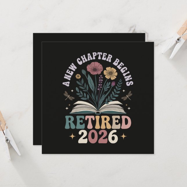 Retired 2026 A New Chapter Begins (Front/Back In Situ)