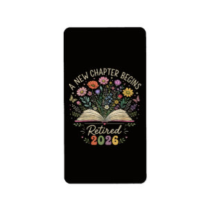 Retired 2026 A New Chapter Begins Retirement Label