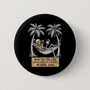 Retired 2026 Happy On a Monday Trocal 6 Cm Round Badge