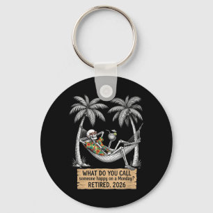 Retired 2026 Happy On a Monday Trocal Key Ring