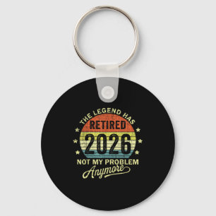 Retired 2026 Retirement 2026  Key Ring