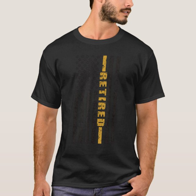 Retired 911 Dispatcher Retirement 911 Operator Us  T-Shirt (Front)