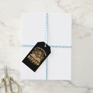 Retired A New Chapter Begins Retro Floral Book Gift Tags