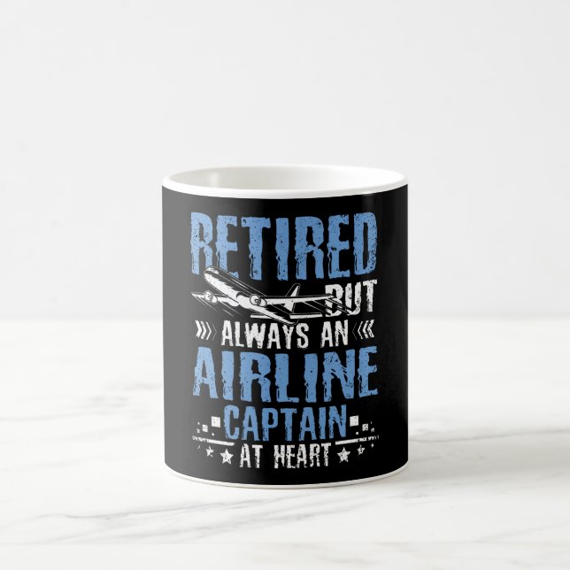 Retired airline captain coffee mug (Center)