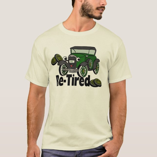 Retired Antique Car T-Shirt (Front)