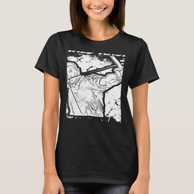Retired Archer  Bowman Bow Archer Archery Granddad T-Shirt (Front)