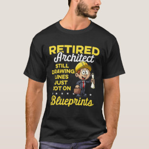 Retired Architect Architecture Retirement T-Shirt
