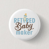 Retired Baby Maker Funny Vasectomy Modern Cute