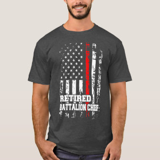 Retired Battalion Chief  Firefighter Retirement T-Shirt