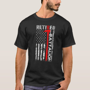 Retired Battalion Chief Retirement Firefighter UAS T-Shirt