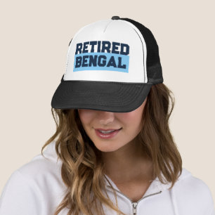 Retired Bengal Navy and Baby Blue Trucker Hat