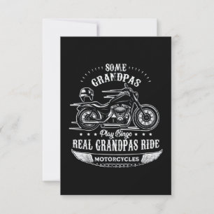 Retired Biker Motorcycle Card