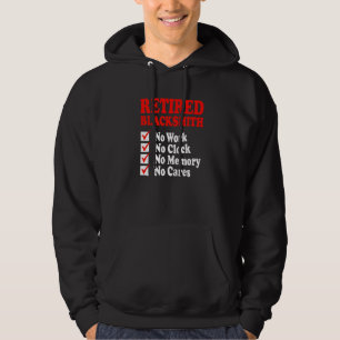 Retired Blacksmith Metal Worker Retirement Party Hoodie