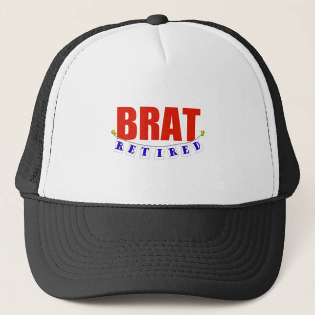 RETIRED BRAT TRUCKER HAT (Front)