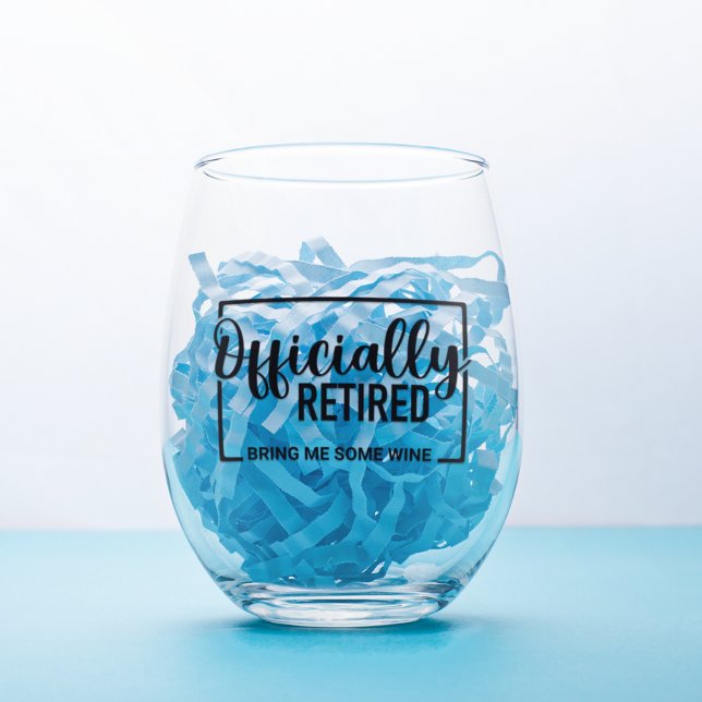 Retired Bring me Some Wine Stemless Wine Glass (Creator Uploaded)
