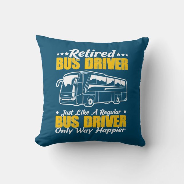 Retired Bus Driver Cushion (Front)