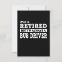Retired Bus Driver Gift Funny Retirement