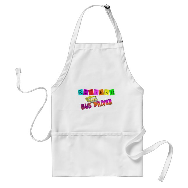 Retired Bus Driver Gifts Standard Apron (Front)