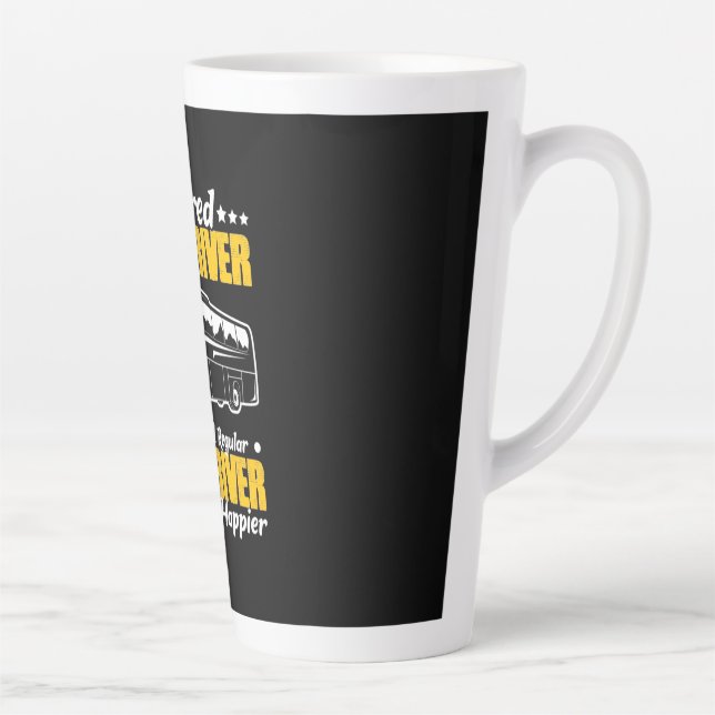 Retired Bus Driver Latte Mug (Right)