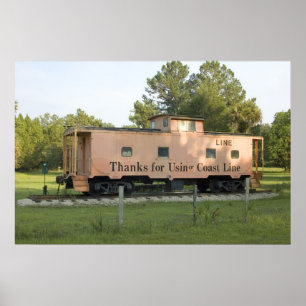 Retired Caboose Print
