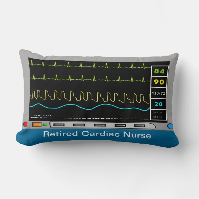 Retired Cardiac Nurse Pillow Monitor Design (Front)