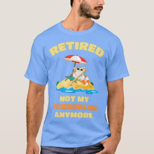 Retired Cat Funny Retirement  T-Shirt