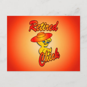 Retired Chick #5 Postcard